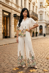 Silky Floral Top