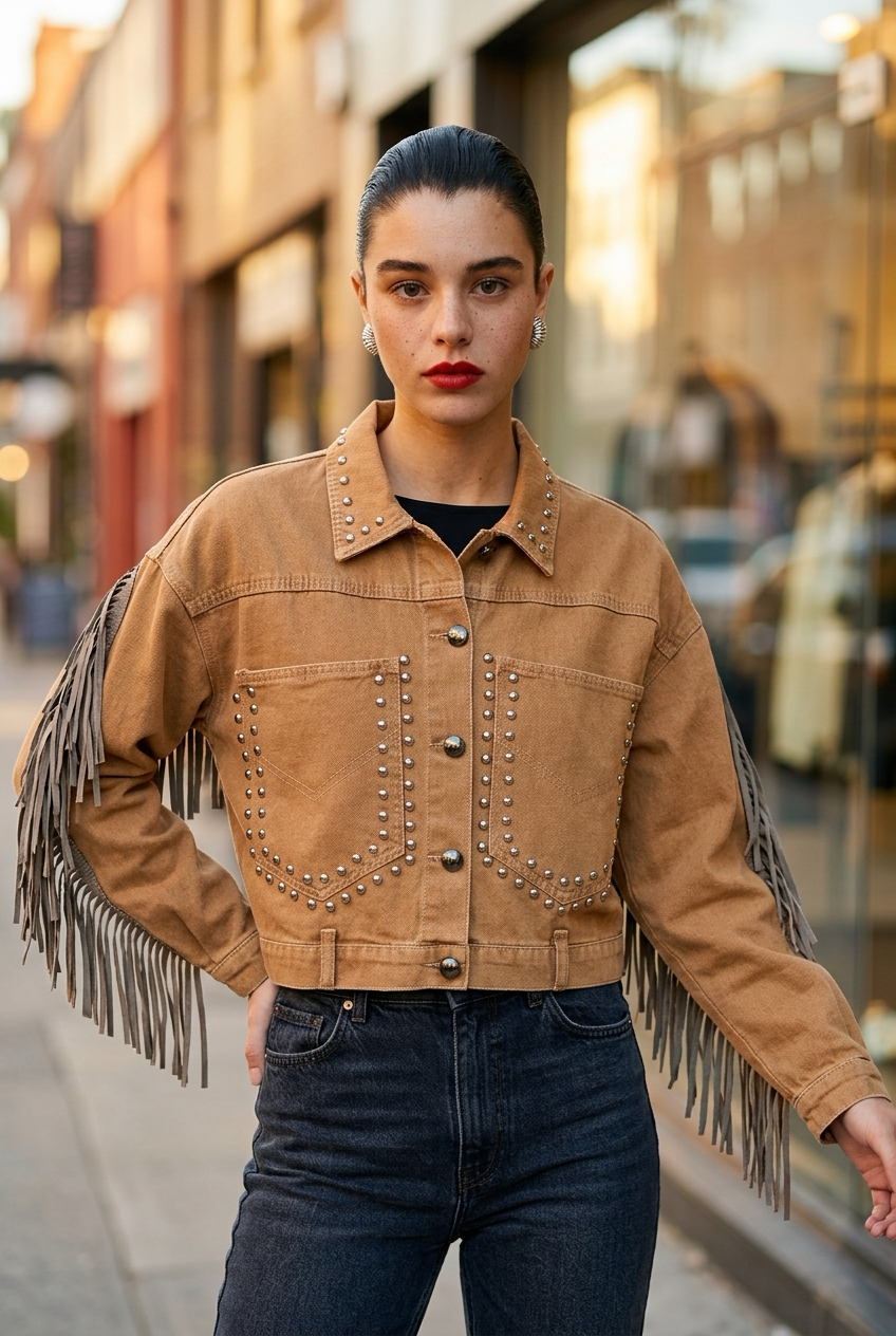 Cammello Stud Jacket