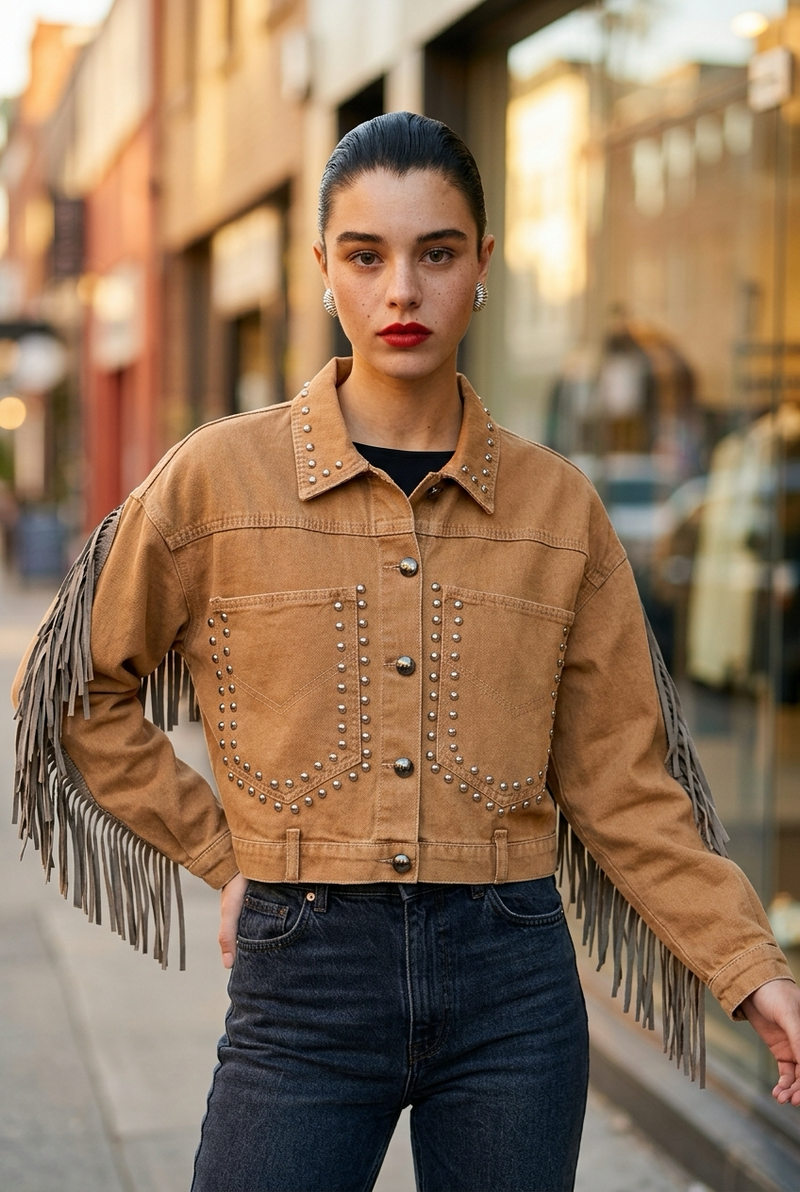 Cammello Stud Jacket