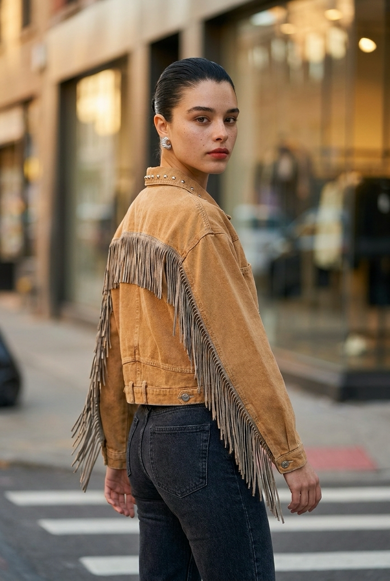 Cammello Stud Jacket