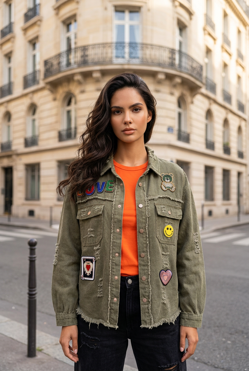 Military Peace & Love Jacket